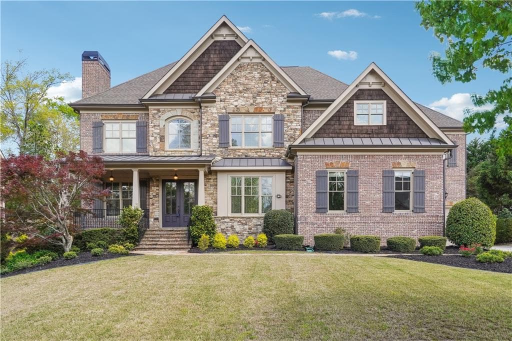 6 bedroom, 6 bathroom single family residence sold at 1655 Dawn Drive, Suwanee, GA 30024
