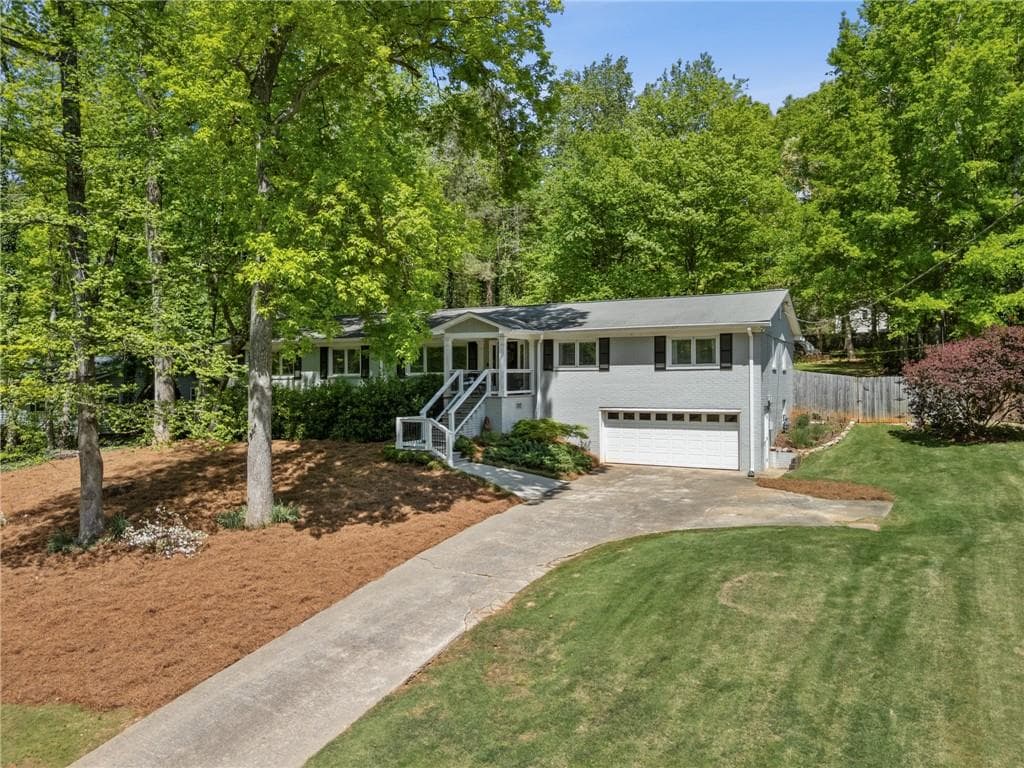 4 bedroom, 3 bathroom single family residence sold at 2574 Warwick Drive, Marietta, GA 30062