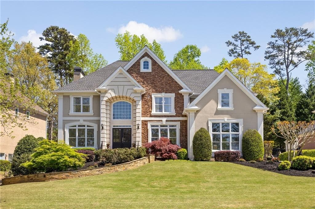 5 bedroom, 6 bathroom, 4,575 sq ft single family residence sold at 14555 Creek Club Drive, Milton, GA 30004