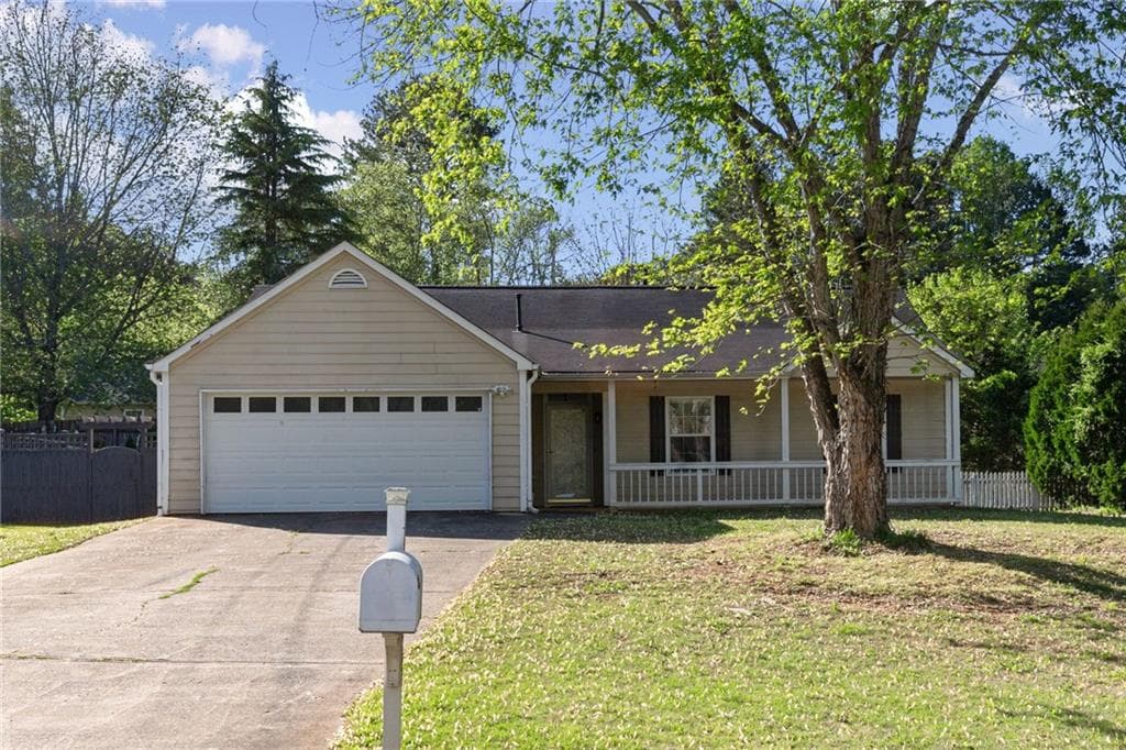 3 bedroom, 2 bathroom single family residence sold at 1222 W Wylie Bridge Road, Woodstock, GA 30188