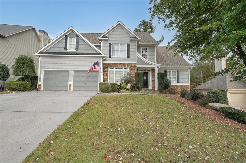 4 bedroom, 4 bathroom single family residence sold at 132 Blackberry Run Drive, Dallas, GA 30132