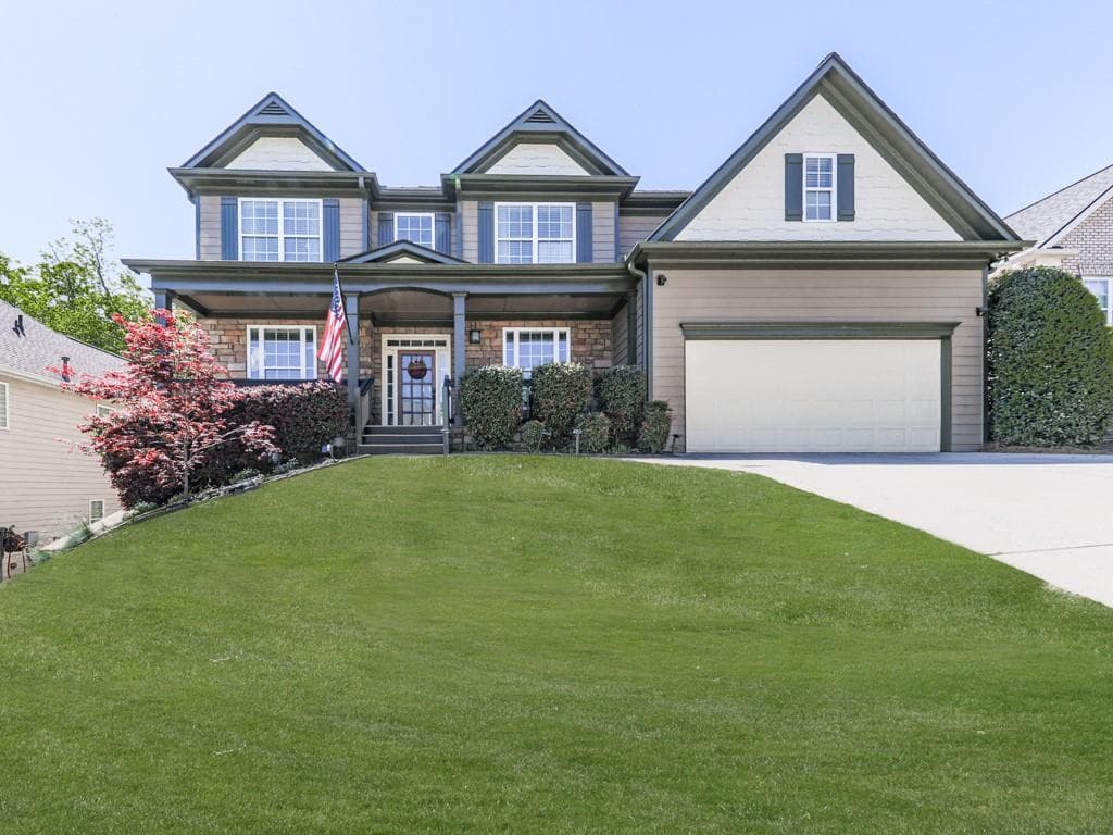 5 bedroom, 4 bathroom single family residence sold at 716 Crimson Morning View, Canton, GA 30114