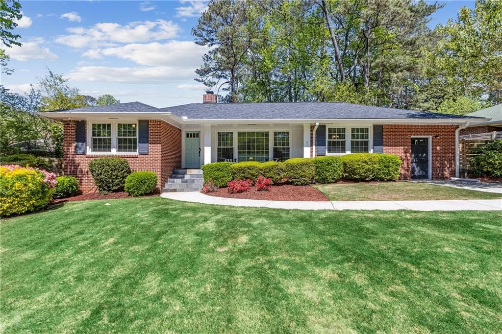 3 bedroom, 2 bathroom single family residence sold at 1301 Amanda Circle, Decatur, GA 30033
