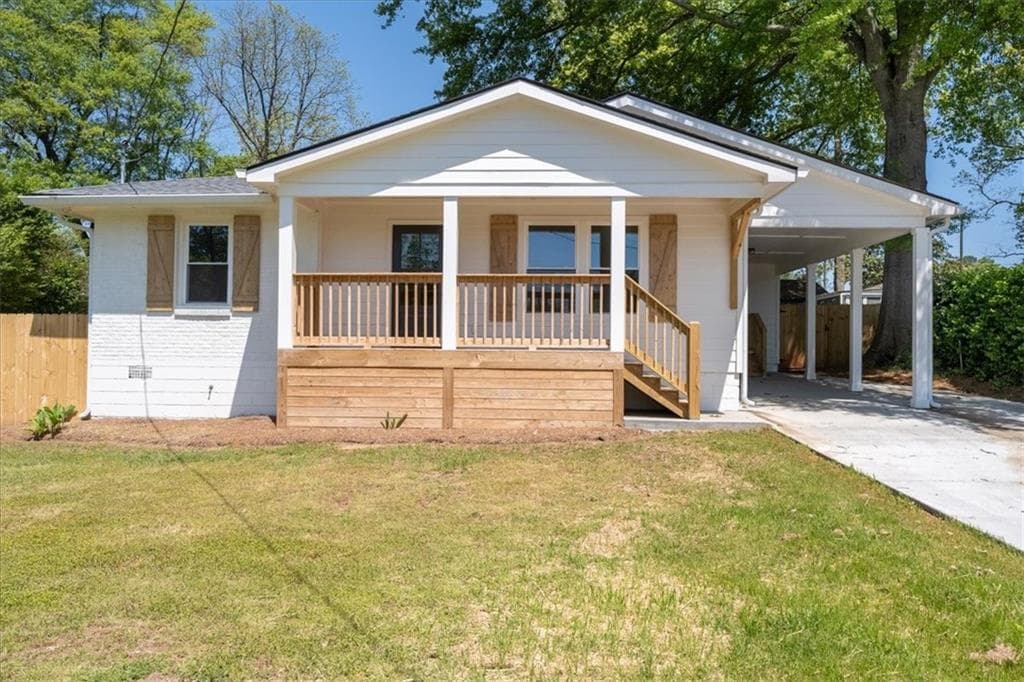 4 bedroom, 3 bathroom single family residence sold at 1045 Ridgecrest Drive, Smyrna, GA 30080