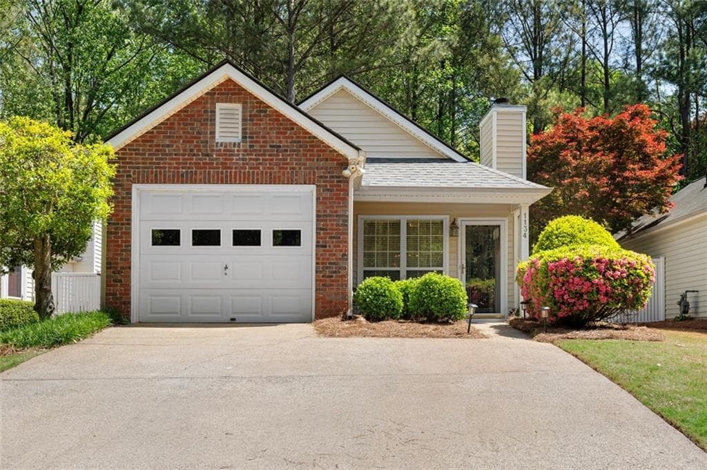 2 bedroom, 2 bathroom single family residence sold at 1134 Britley Park Lane, Woodstock, GA 30189