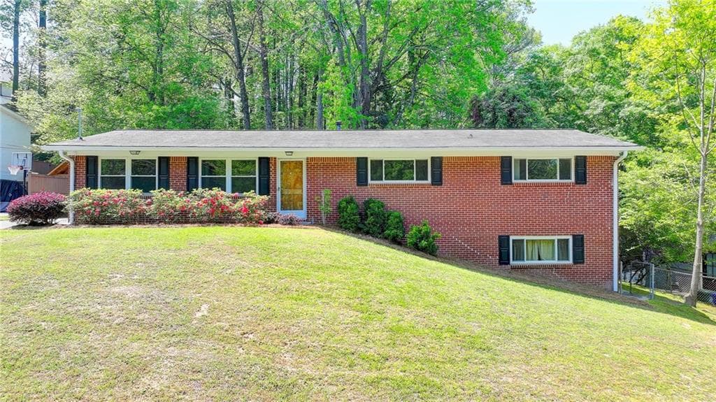 4 bedroom, 3 bathroom single family residence sold at 2617 Cove Circle, Brookhaven, GA 30319