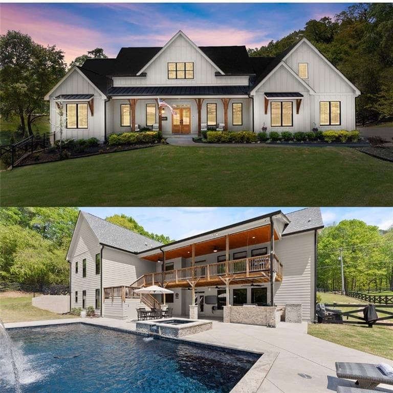 5 bedroom, 5 bathroom single family residence sold at 9210 Waldrip Road, Gainesville, GA 30506