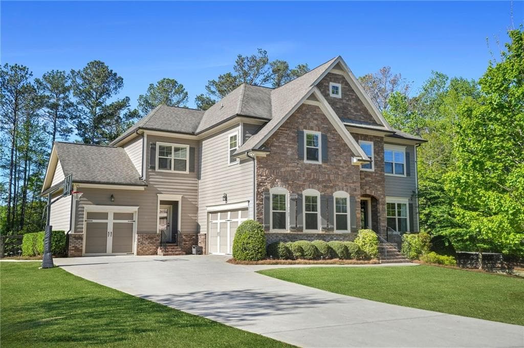 6 bedroom, 6 bathroom, 5,753 sq ft single family residence sold at 3515 Taylor Lane, Milton, GA 30004