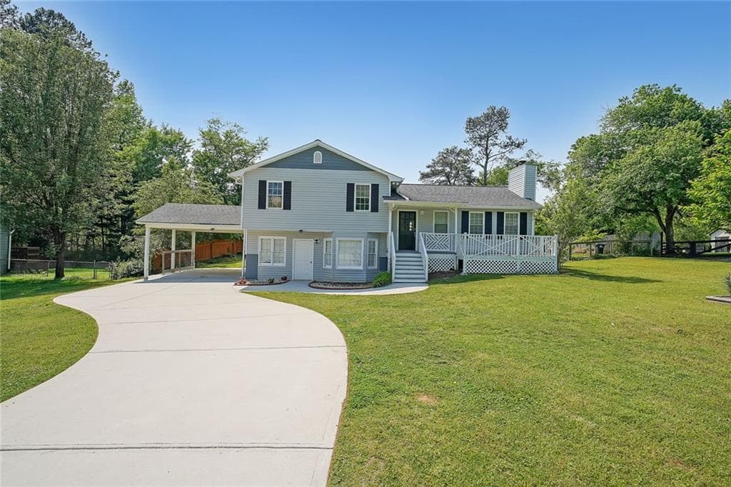 4 bedroom, 3 bathroom single family residence sold at 3009 Bruce Court, Acworth, GA 30101