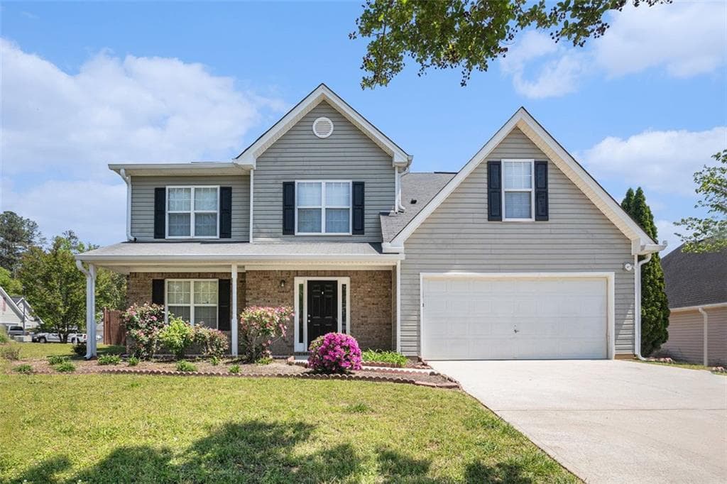 4 bedroom, 3 bathroom single family residence sold at 1000 BRUSHYSTONE Drive, Loganville, GA 30052