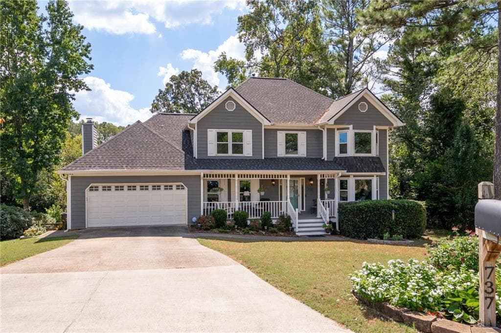 5 bedroom, 4 bathroom single family residence sold at 737 Dushea Court, Kennesaw, GA 30144
