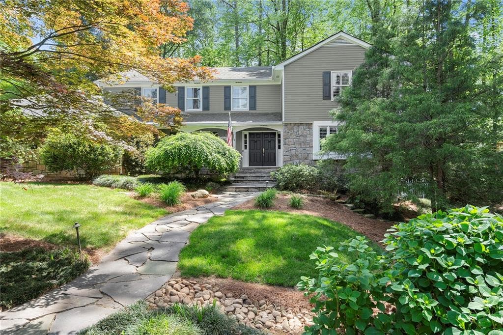 4 bedroom, 3 bathroom single family residence sold at 5515 Cross Gate Court, Sandy Springs, GA 30327