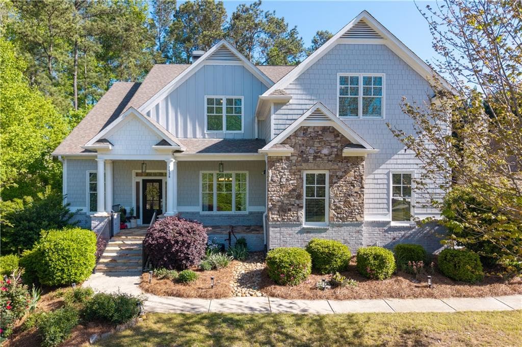 5 bedroom, 5 bathroom single family residence sold at 1438 Sutters Pond Drive, Kennesaw, GA 30152