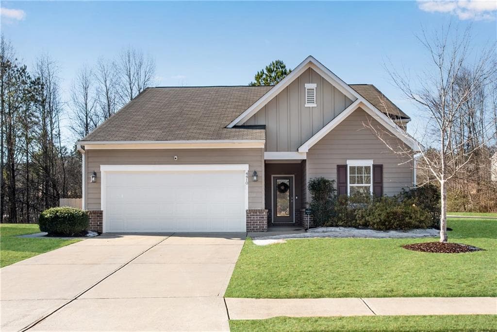 4 bedroom, 2 bathroom single family residence sold at 4410 Chaney Court, Cumming, GA 30028
