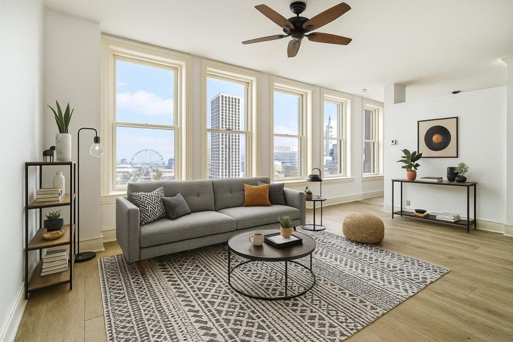 1 bedroom, 1 bathroom condominium sold at 57 Forsyth Street 12E, Atlanta, GA 30303