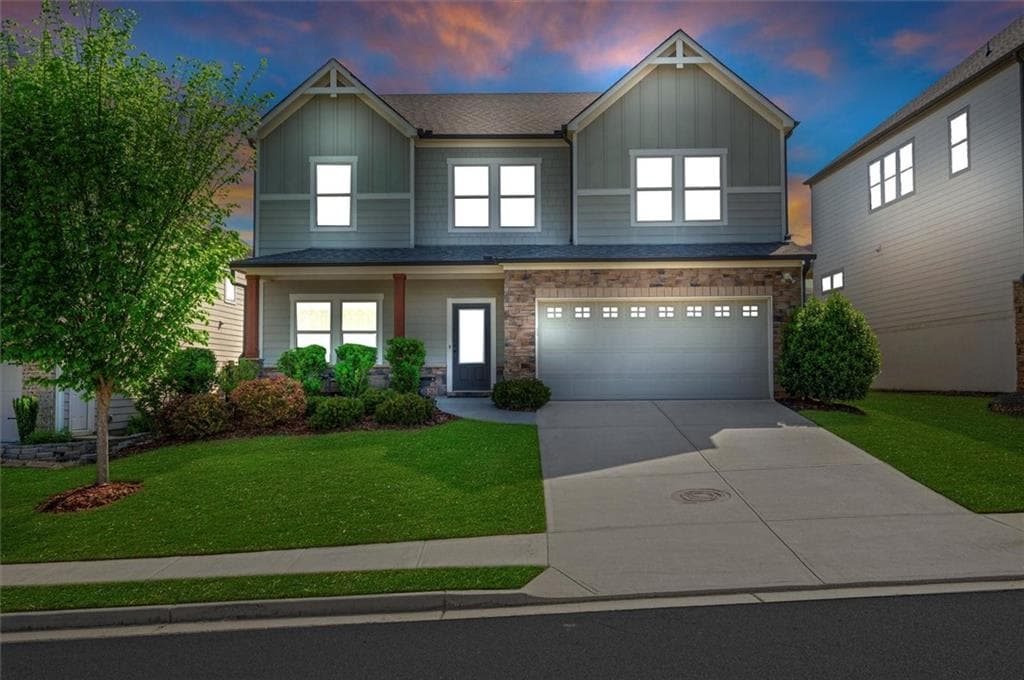 4 bedroom, 3 bathroom single family residence sold at 5751 Green Arbor Way, Sugar Hill, GA 30518