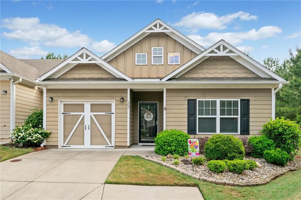 2 bedroom, 2 bathroom townhouse sold at 155 Point View Drive, Canton, GA 30114