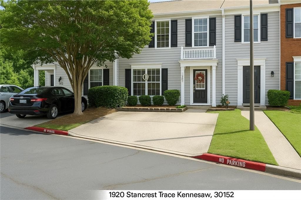 3 bedroom, 3 bathroom townhouse sold at 1920 Stancrest Trace, Kennesaw, GA 30152