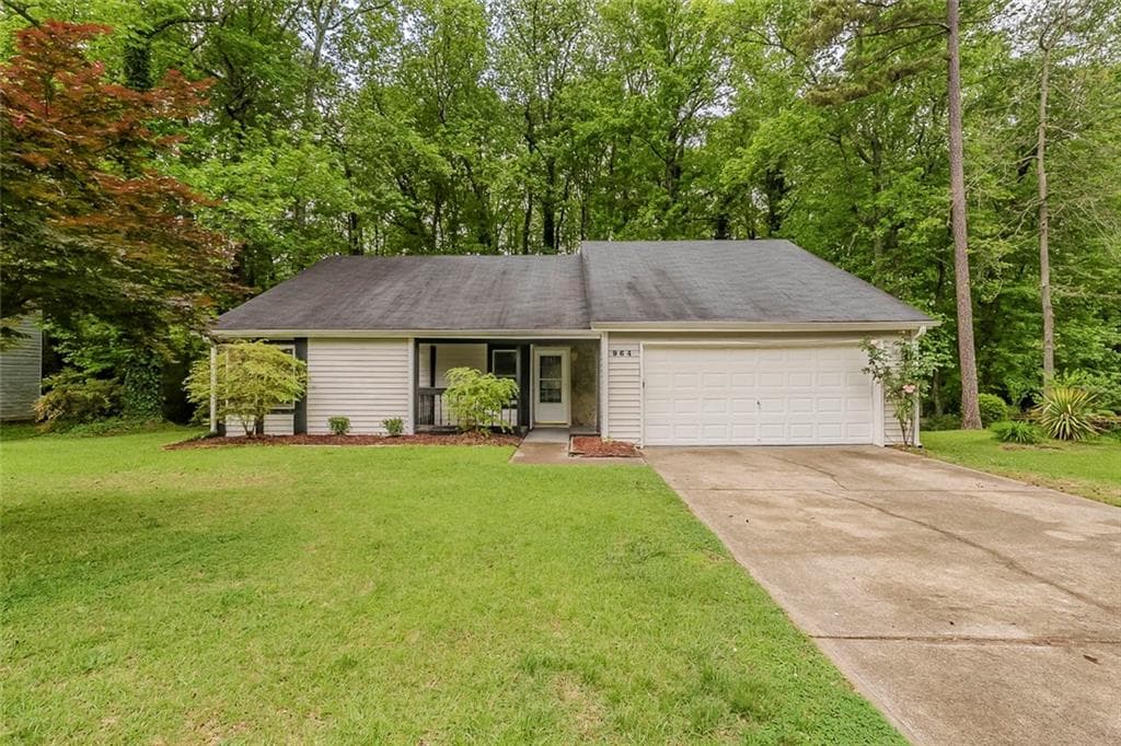 3 bedroom, 2 bathroom single family residence sold at 964 Chapman Lane, Stone Mountain, GA 30088
