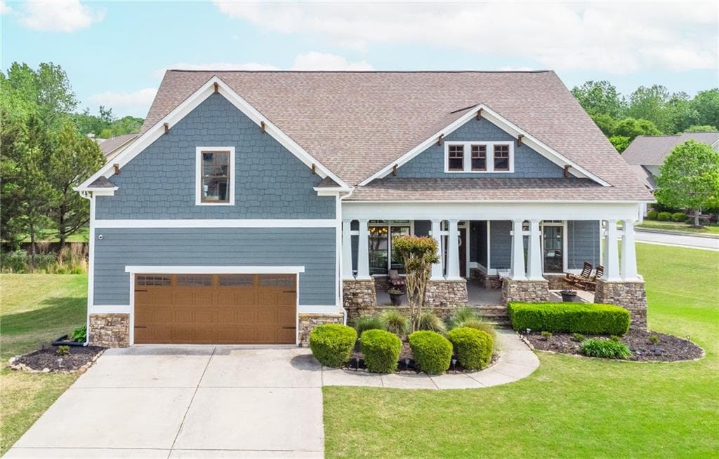 4 bedroom, 5 bathroom single family residence sold at 6308 Stonebridge Cove, Braselton, GA 30517
