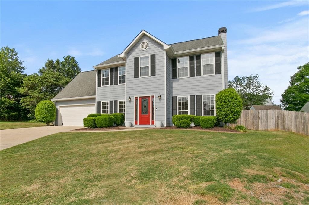 4 bedroom, 3 bathroom single family residence sold at 406 Mount Vernon Court, Woodstock, GA 30189