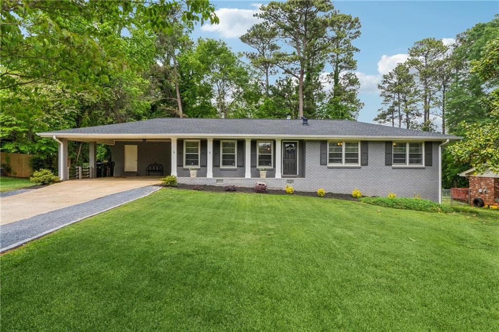4 bedroom, 2 bathroom, 2,197 sq ft single family residence sold at 1154 Pair Road, Marietta, GA 30060