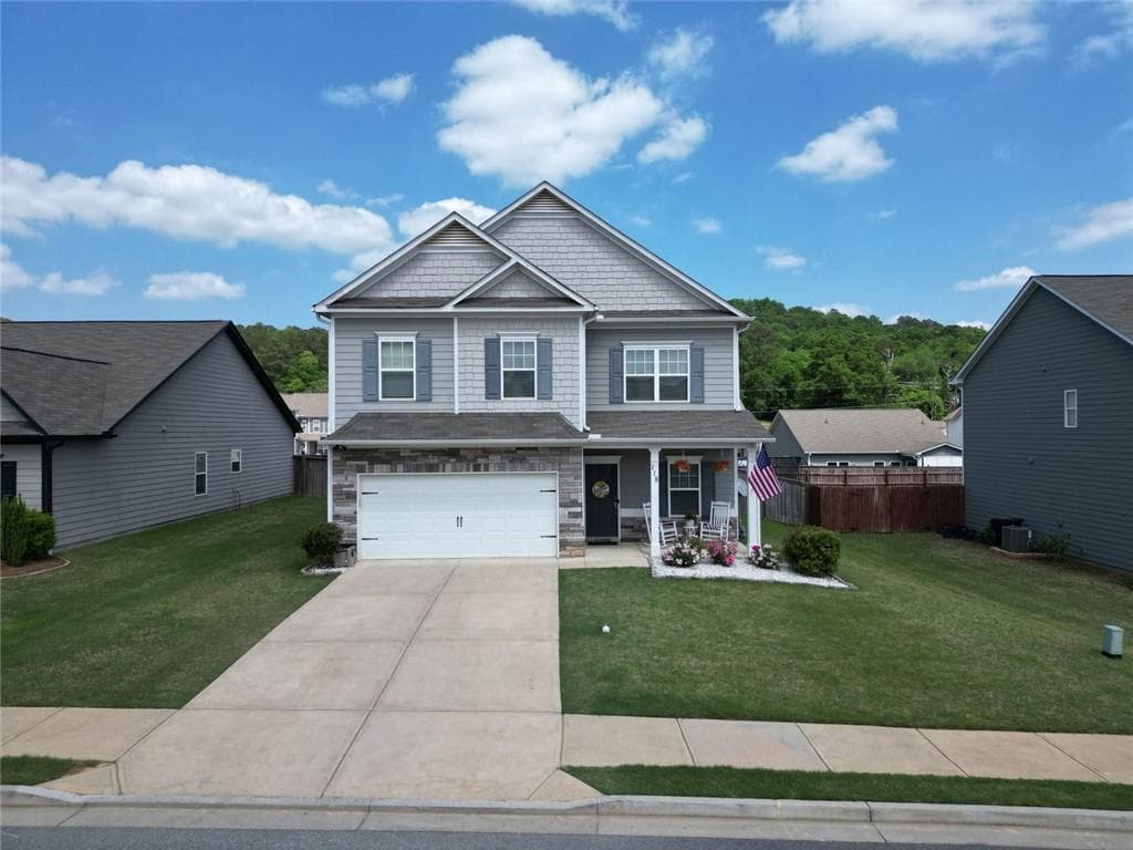 4 bedroom, 3 bathroom single family residence sold at 118 Hankins Drive, Euharlee, GA 30120