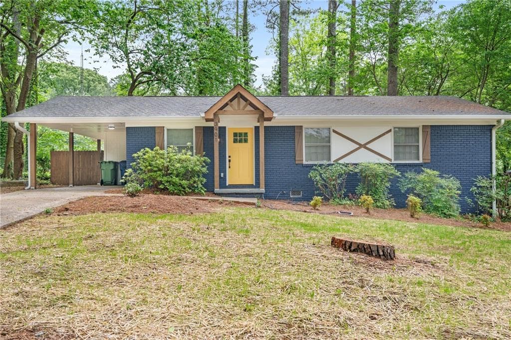 3 bedroom, 2 bathroom, 1,075 sq ft single family residence sold at 3901 Bonnie Lane, Atlanta, GA 30354