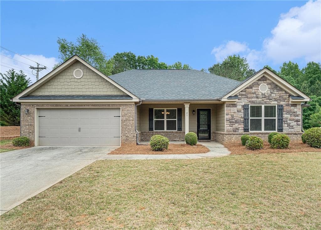 4 bedroom, 3 bathroom single family residence sold at 21 Emily Forest Way, Pendergrass, GA 30567