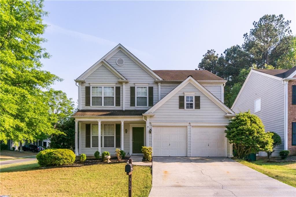 3 bedroom, 3 bathroom single family residence sold at 312 Burdock Trace, Woodstock, GA 30188