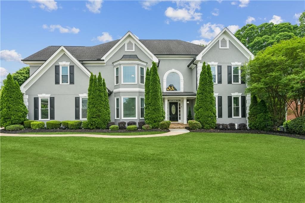 6 bedroom, 7 bathroom single family residence sold at 110 Keswick Way, Alpharetta, GA 30022