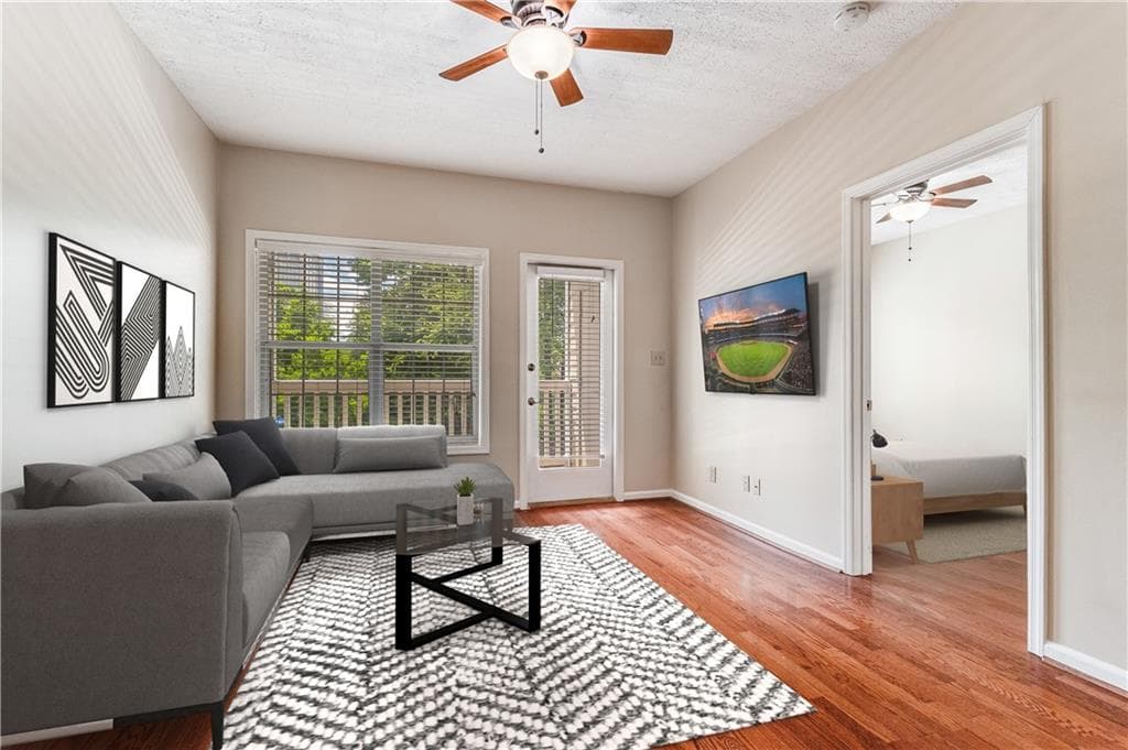 1 bedroom, 1 bathroom, 542 sq ft condominium sold at 1250 Parkwood Circle 1203, Atlanta, GA 30339