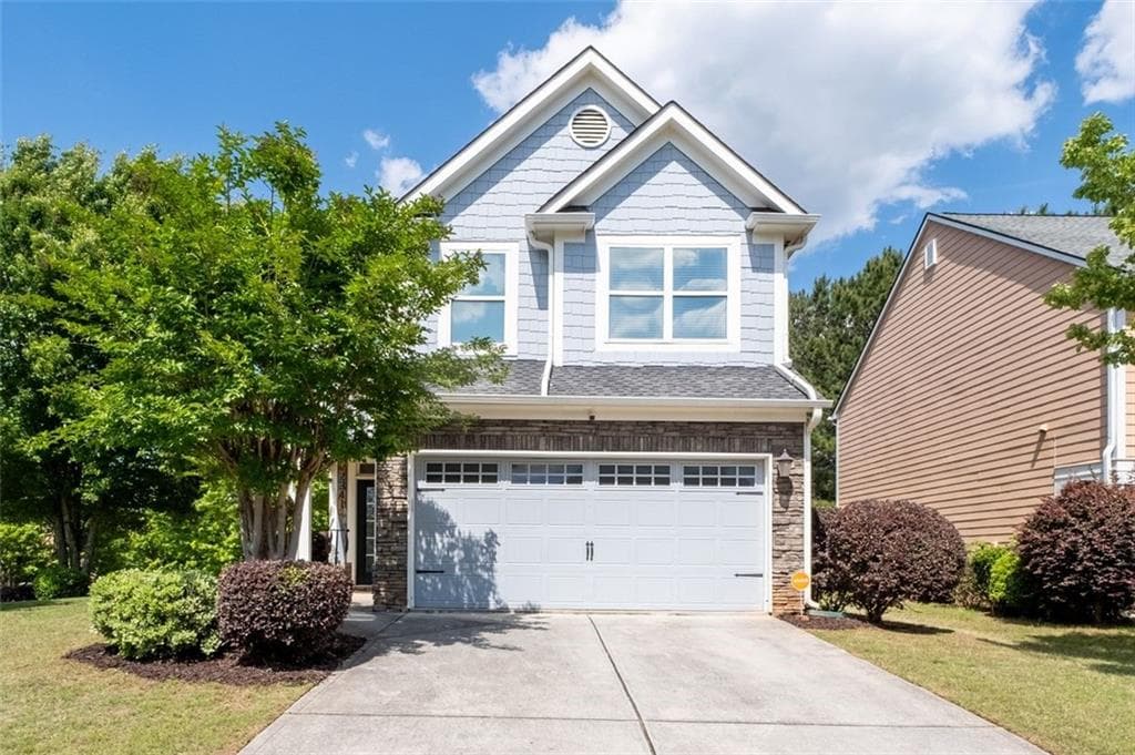 3 bedroom, 3 bathroom single family residence sold at 2341 Lily Valley Drive, Lawrenceville, GA 30045