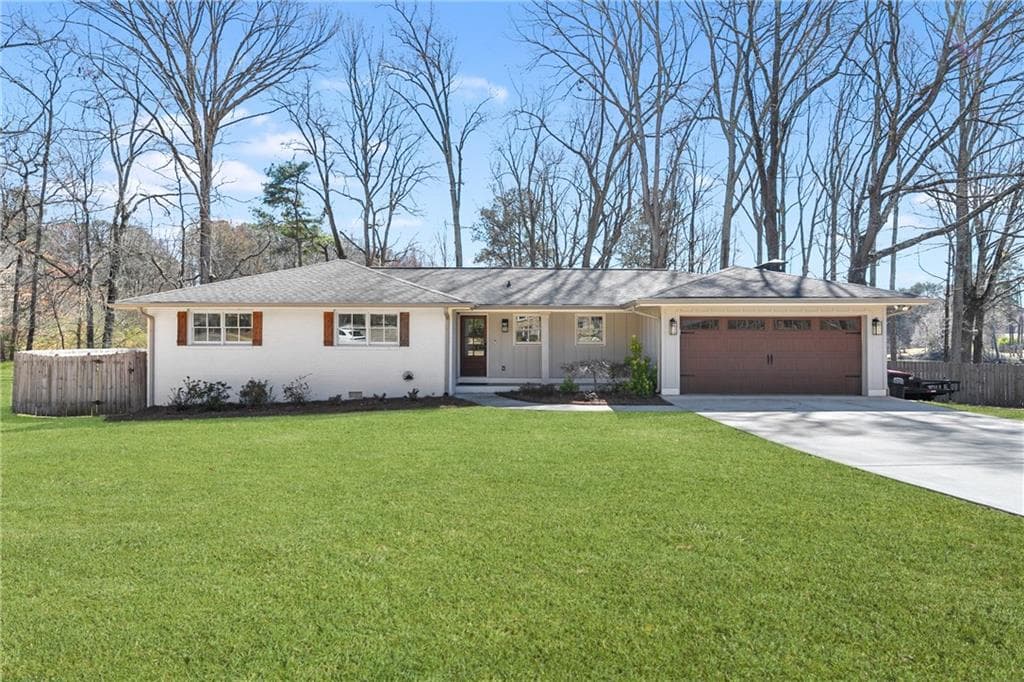 3 bedroom, 2 bathroom single family residence sold at 4304 Lake Laurel Drive, Smyrna, GA 30082