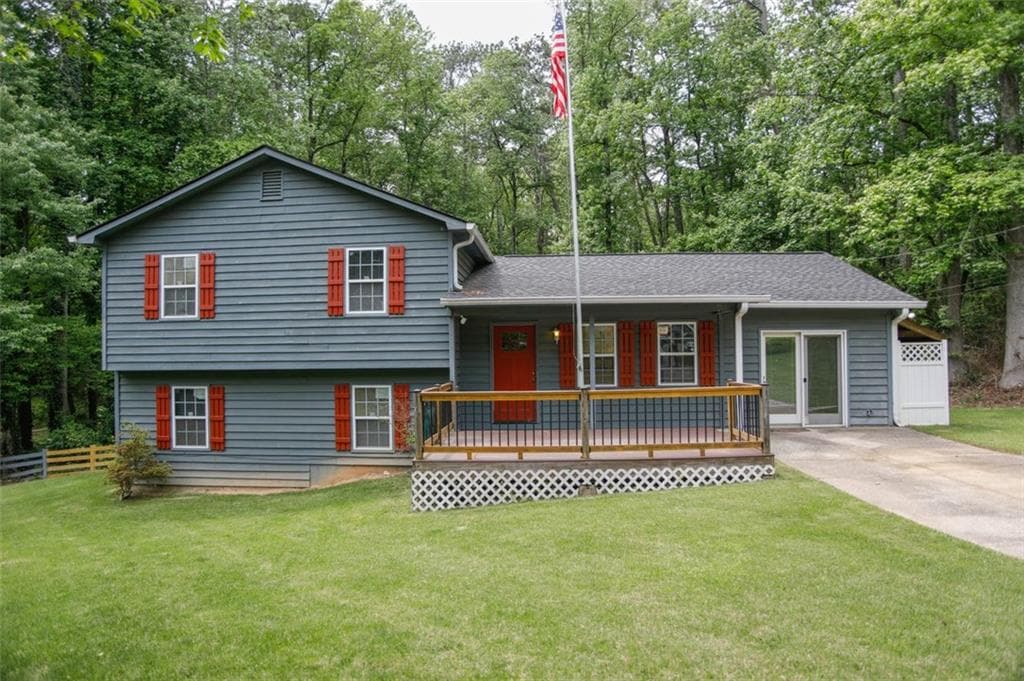 3 bedroom, 3 bathroom single family residence sold at 1341 TIMBERCREST Court, Lawrenceville, GA 30045