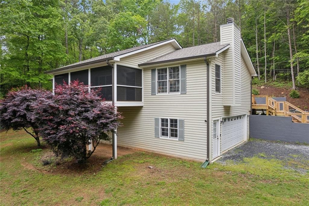 3 bedroom, 2 bathroom single family residence sold at 111 Piney Woods Drive, Ellijay, GA 30536