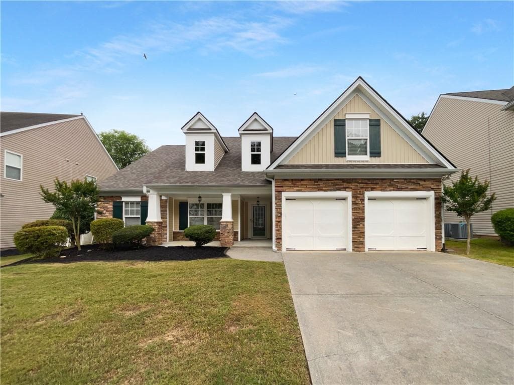 3 bedroom, 2 bathroom single family residence sold at 2586 Gristhaven Lane, Buford, GA 30519