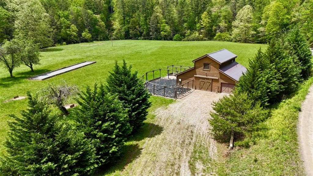 1 bedroom, 2 bathroom single family residence sold at 10701 MULKY GAP Road, Suches, GA 30572