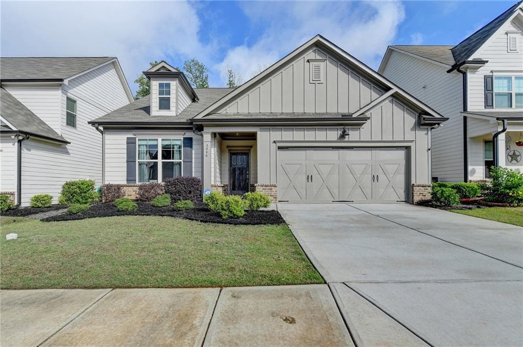 3 bedroom, 2 bathroom single family residence sold at 5446 Railway Lane, Flowery Branch, GA 30542