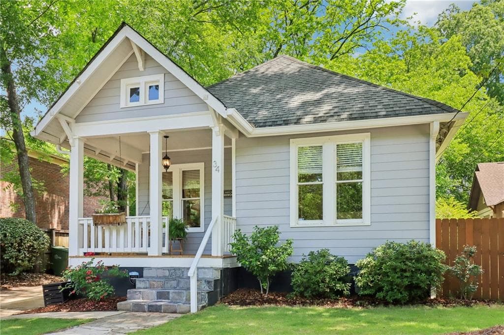 3 bedroom, 2 bathroom single family residence sold at 34 Clifton Street, Atlanta, GA 30317