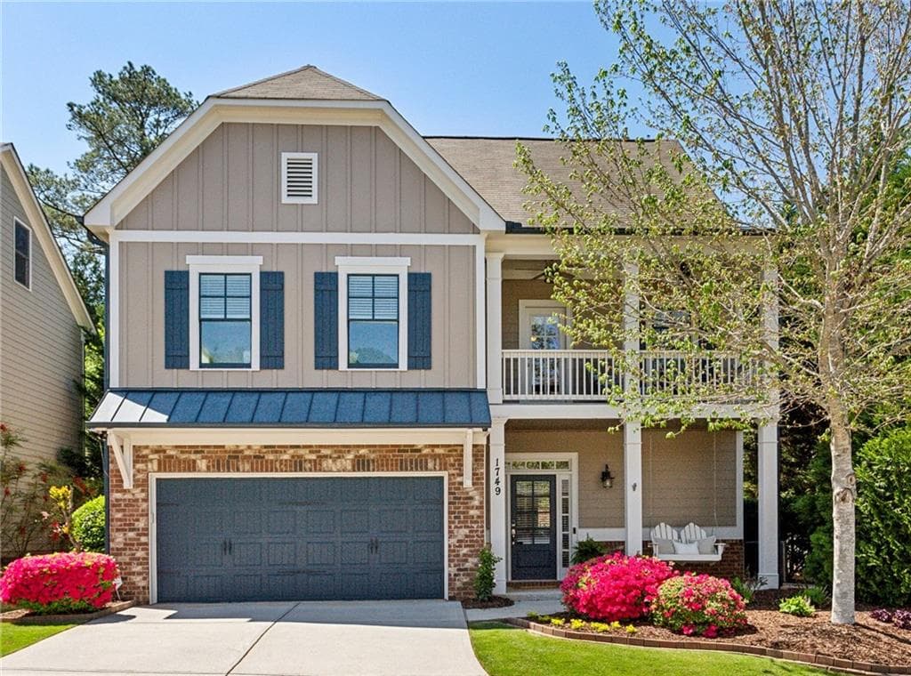 4 bedroom, 4 bathroom single family residence sold at 1749 Grand Oaks Drive, Woodstock, GA 30188