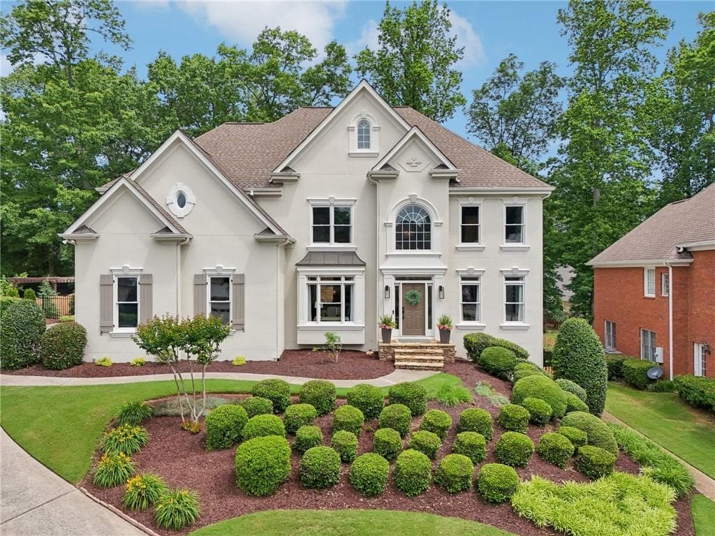 5 bedroom, 5 bathroom single family residence sold at 1225 Elk Ridge Cove, Alpharetta, GA 30005