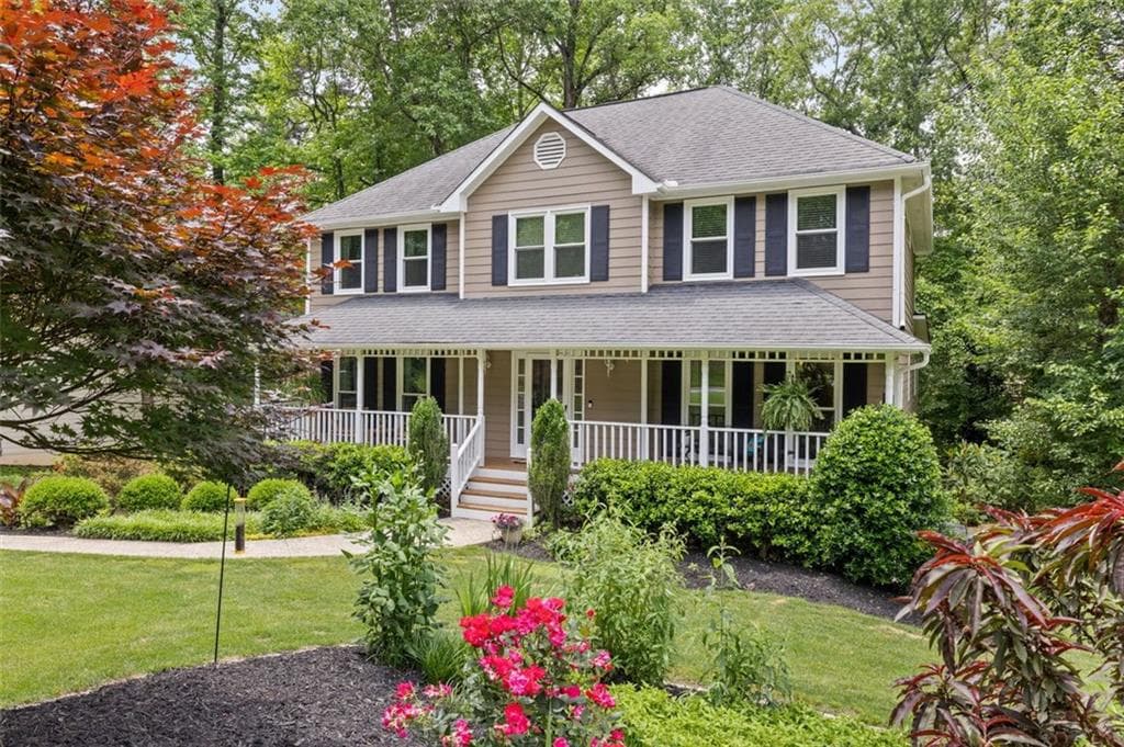 4 bedroom, 3 bathroom single family residence sold at 5107 Old Chestnut Court, Woodstock, GA 30188