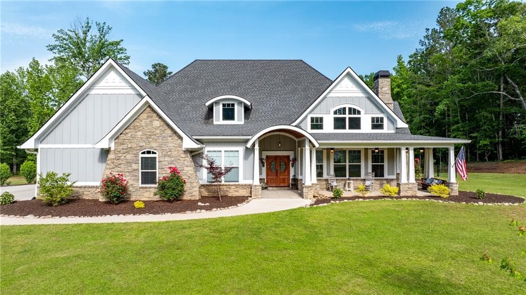 5 bedroom, 4 bathroom single family residence sold at 208 Perkins Road, Milner, GA 30257