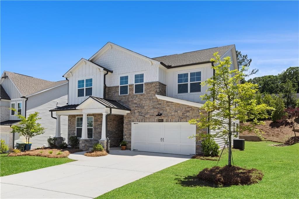 5 bedroom, 4 bathroom, 3,489 sq ft single family residence sold at 4011 Fallen Leaf Court, Kennesaw, GA 30152
