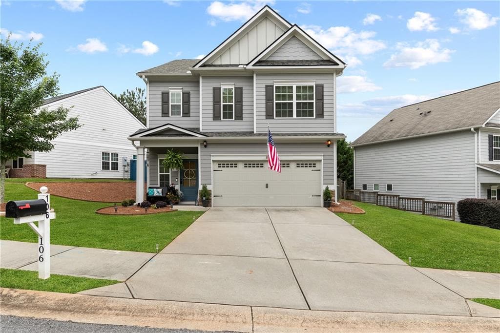 4 bedroom, 3 bathroom, 2,108 sq ft single family residence sold at 106 Cessna Drive, Canton, GA 30114