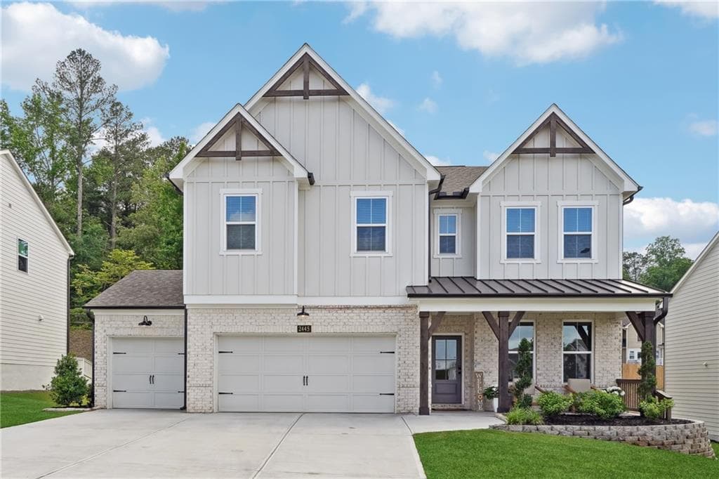 5 bedroom, 4 bathroom, 3,143 sq ft single family residence sold at 2445 Hidden Creek Road, Kennesaw, GA 30152