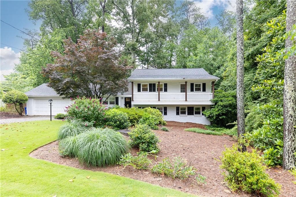 4 bedroom, 3 bathroom single family residence sold at 1329 W Nancy Creek Drive, Brookhaven, GA 30319