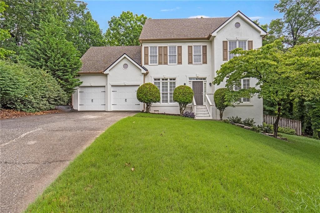 4 bedroom, 3 bathroom single family residence sold at 4865 Chesterfield Court, Suwanee, GA 30024