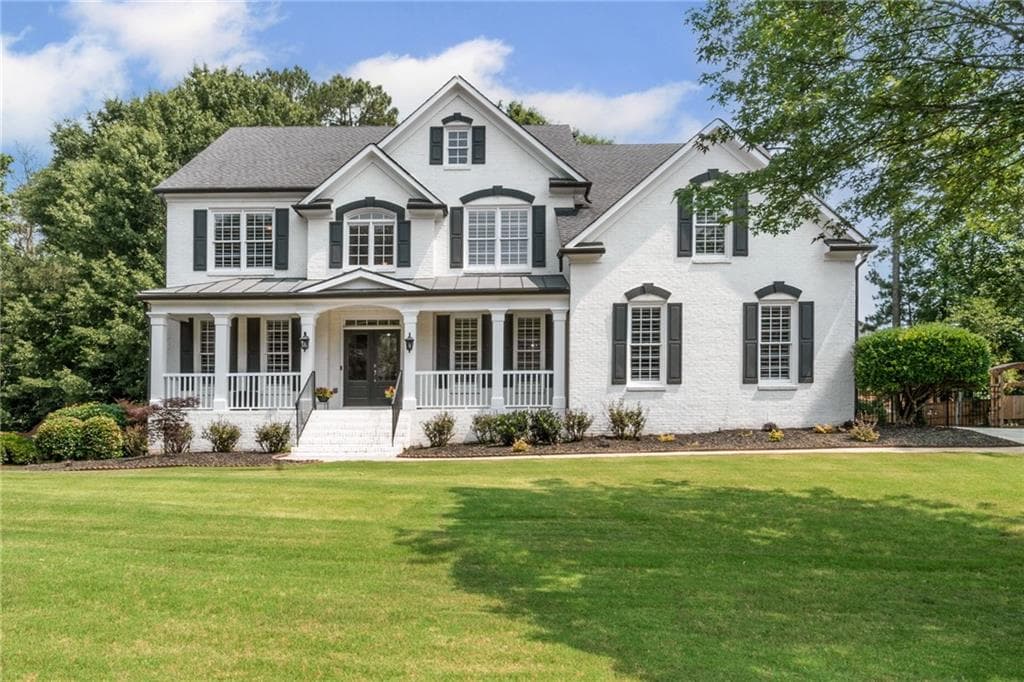 6 bedroom, 5 bathroom single family residence sold at 735 River Ridge Lane, Suwanee, GA 30024